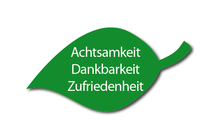 Achtsamkeit, Dankbarkeit, Zufriedenheit für Ihre Gesundheit und Ihr Wohlbefinden